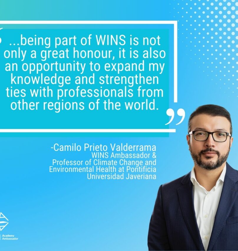 Learning More about New WINS Academy Ambassador Camilo Prieto Valderrama